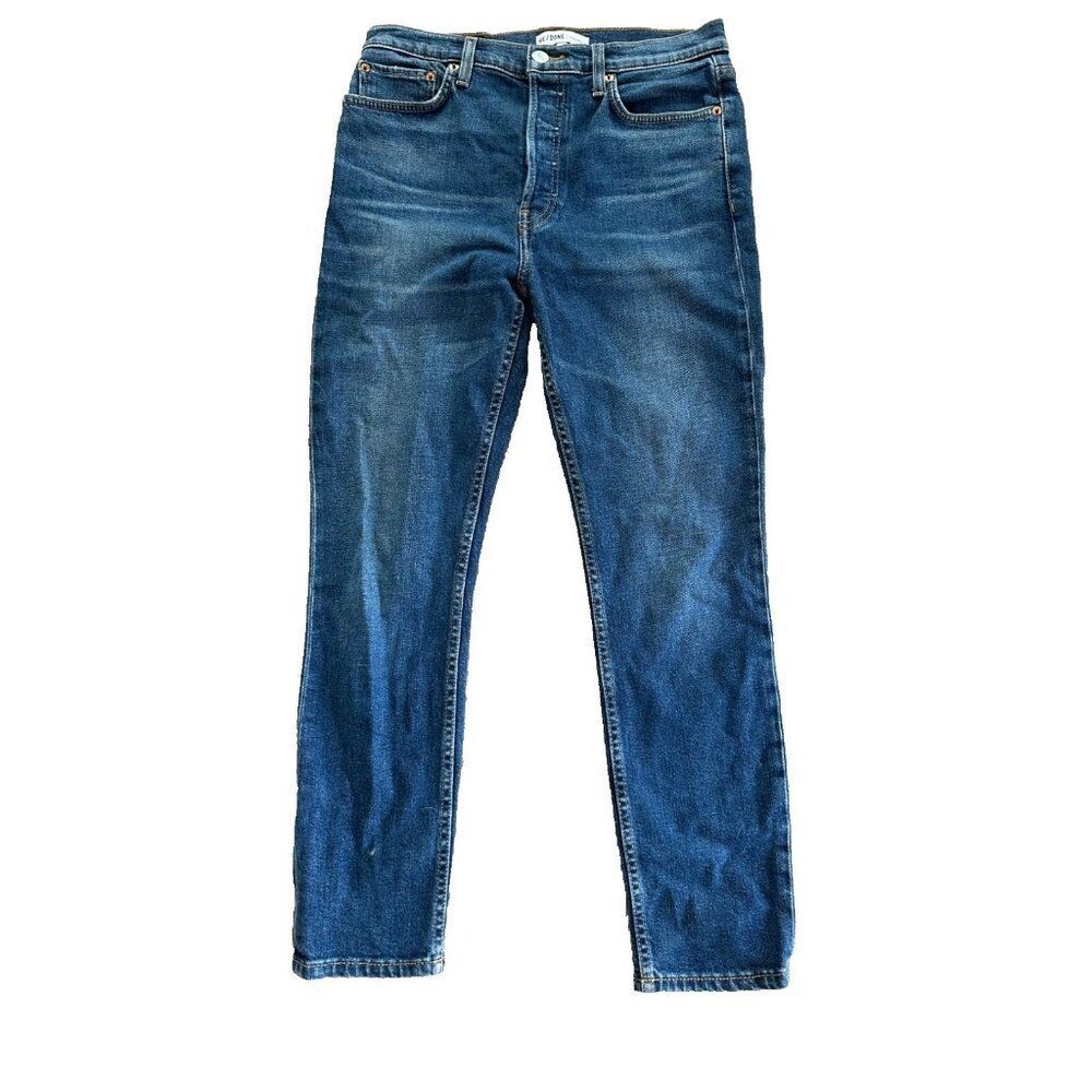 RE/DONE Originals x Revolve High Rise Ankle Crop || Style# 190-3WHRAC Size 28